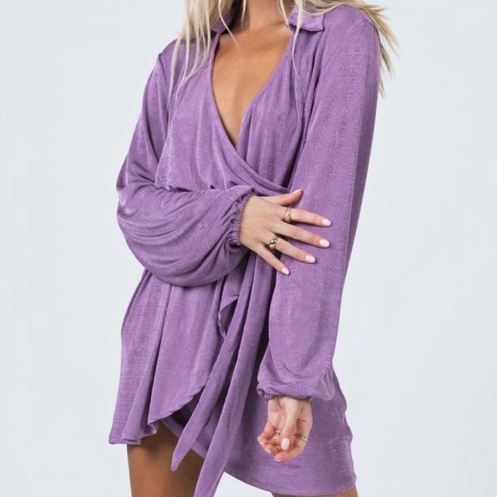 Princess Polly Party Time Purple Dress